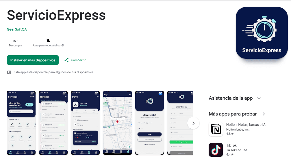 ServicioExpress